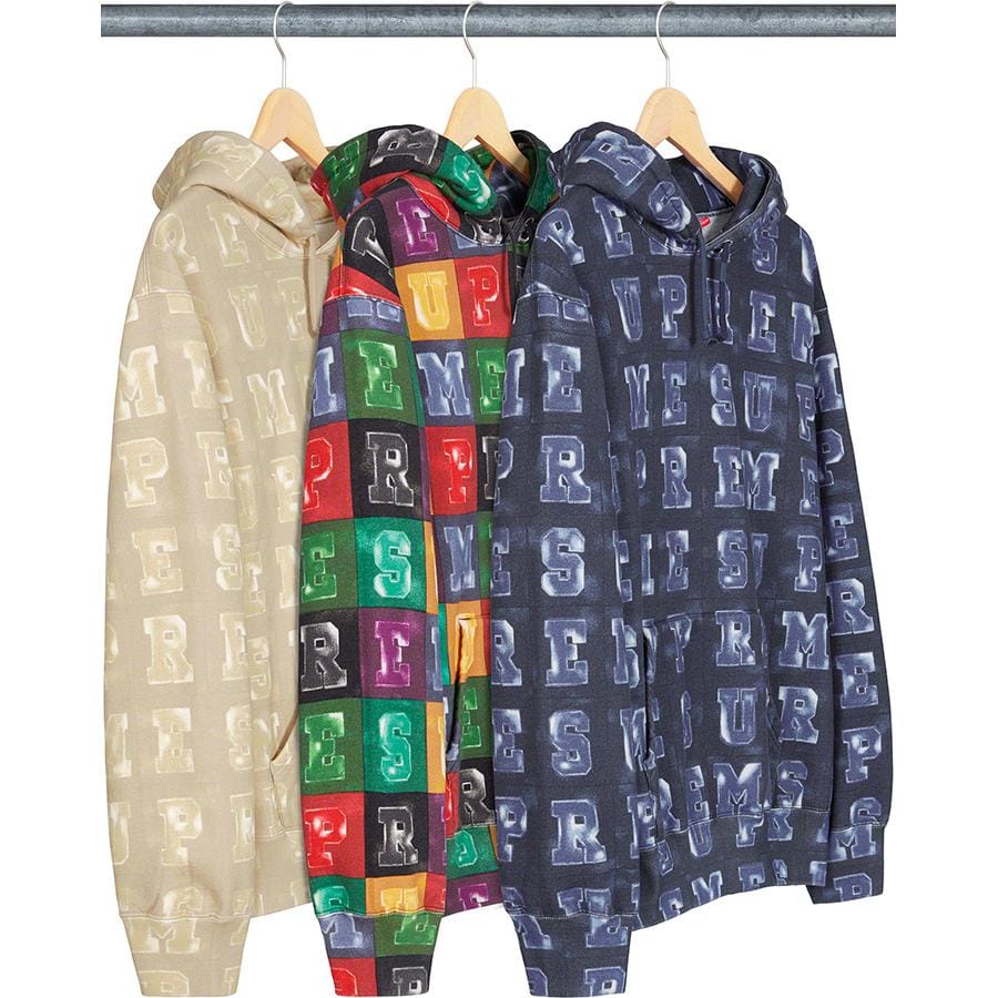 Supreme Blocks Hooded Sweatshirt Multicolor/Navy FW20 (FW20SW26) Men's Size S - XL
