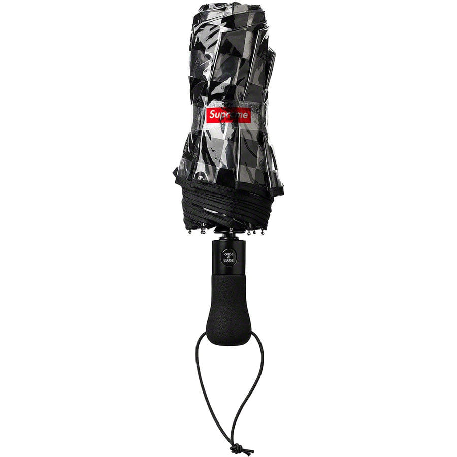 Supreme ShedRain Transparent Checkerboard Umbrella