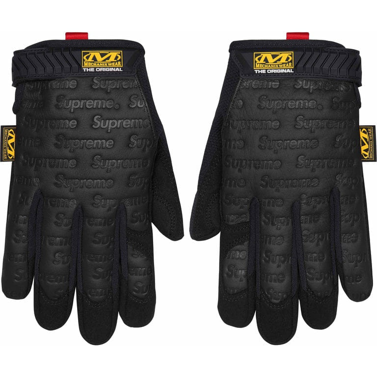 Supreme Mechanix Leather Work Gloves (Black) Price in India