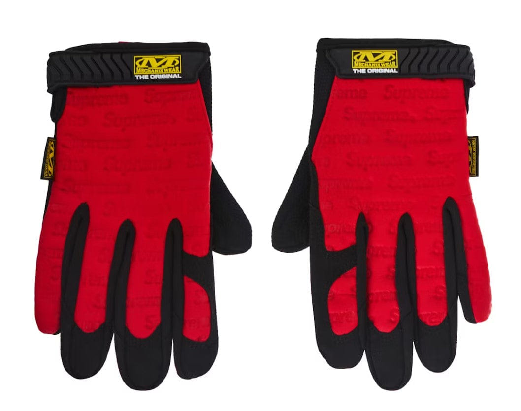 Supreme Mechanix Leather Work Gloves (Red) Price in India
