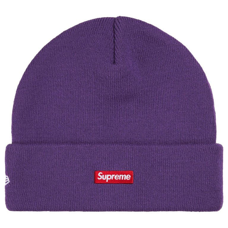 Supreme New Era Devil S Logo Beanie (Purple)