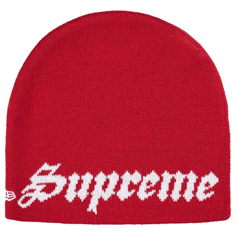 Supreme New Era Ghostface Beanie (Red)