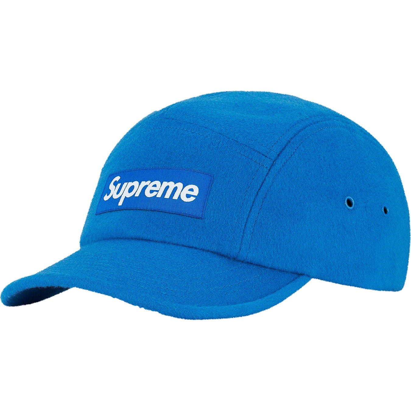 Supreme Loro Piana Wool Camp Cap Blue