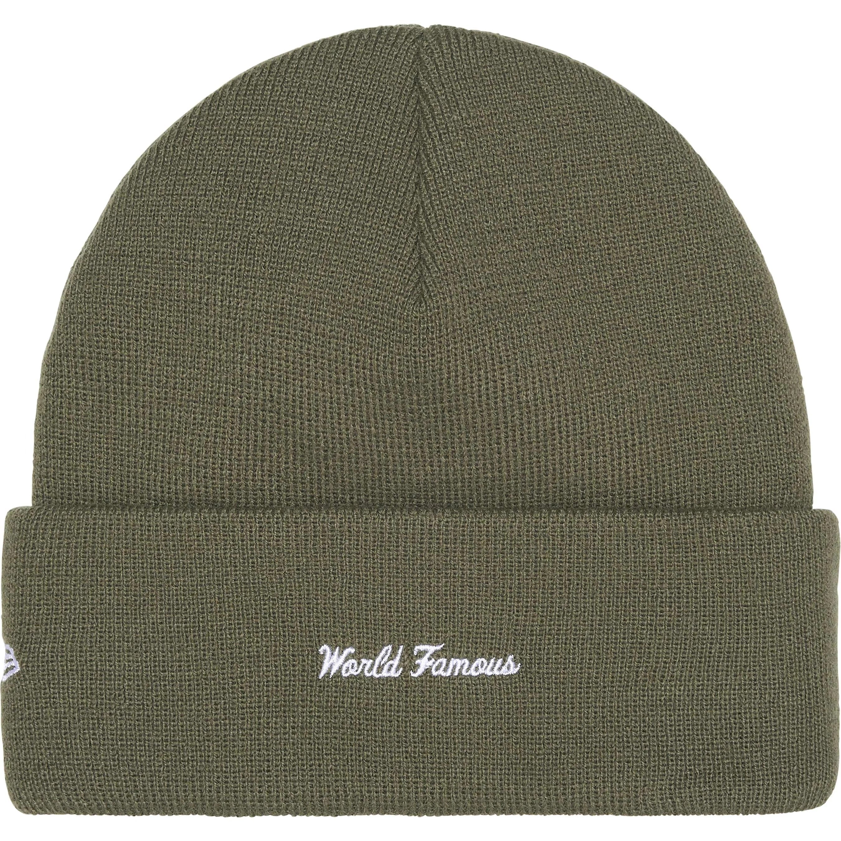 Supreme New Era Box Logo Beanie Olive (FW25)