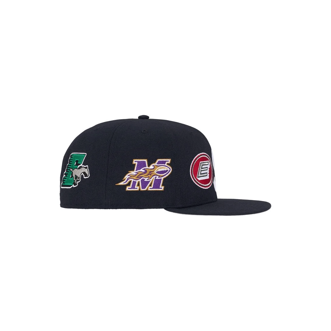 Supreme Mascots S Logo New Era® Fitted Hat Navy
