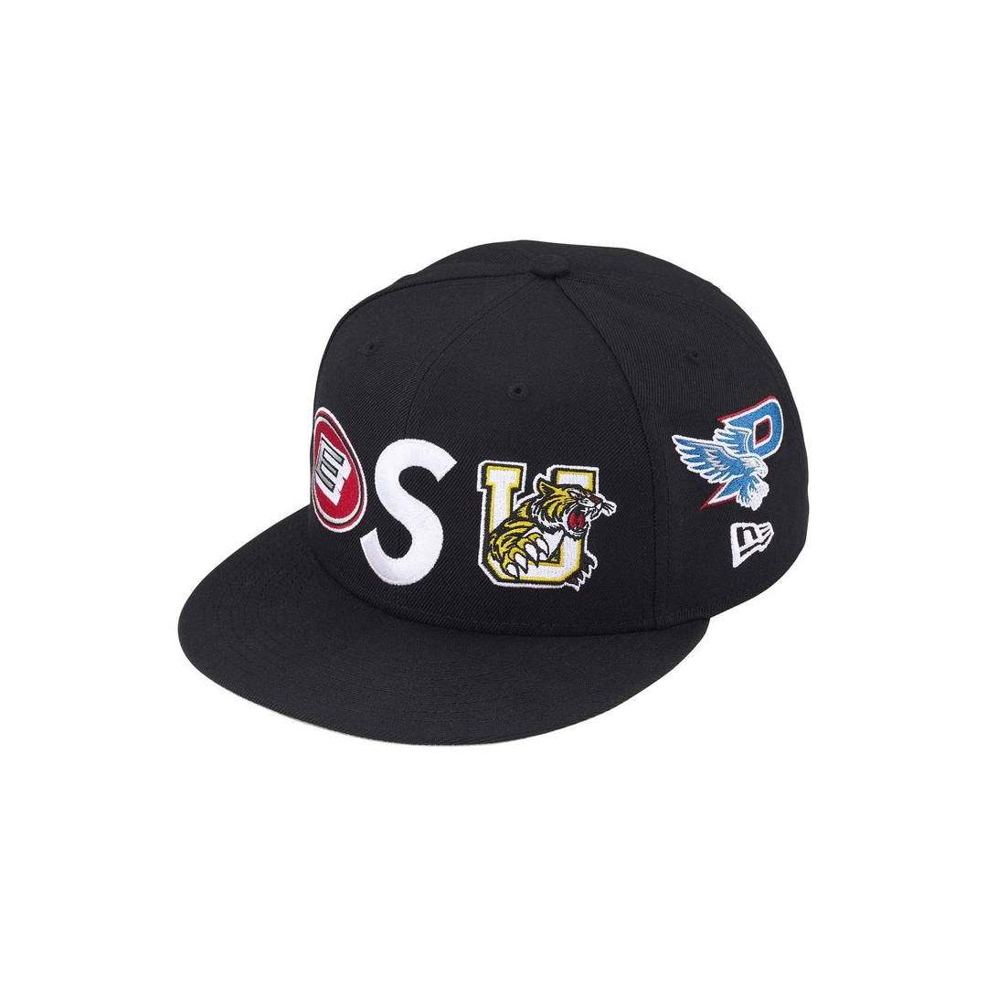 Supreme Mascots S Logo New Era® Fitted Hat Black