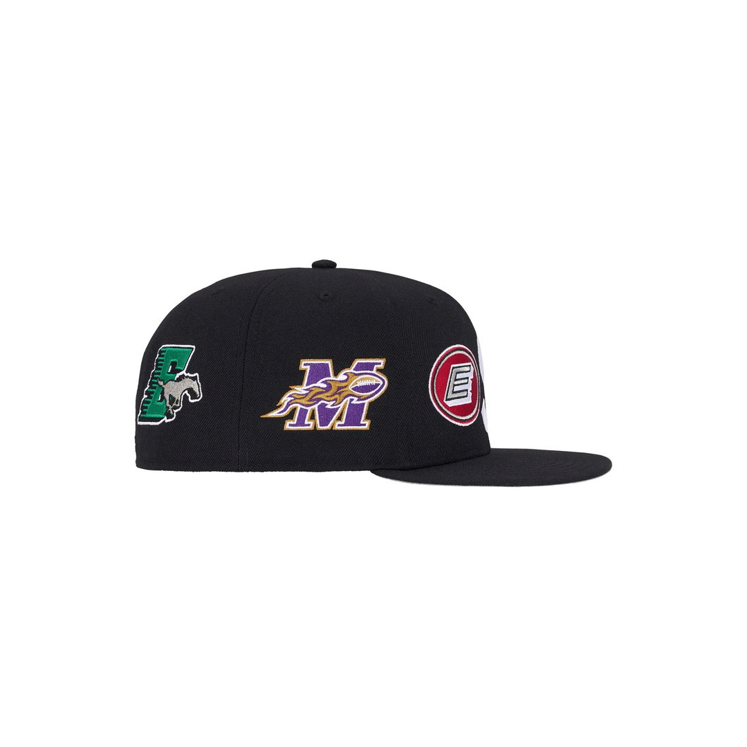 Supreme Mascots S Logo New Era® Fitted Hat Black