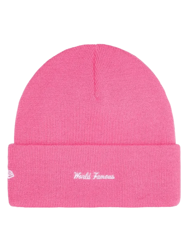 Supreme New Era Box Logo Beanie Pink (FW25)