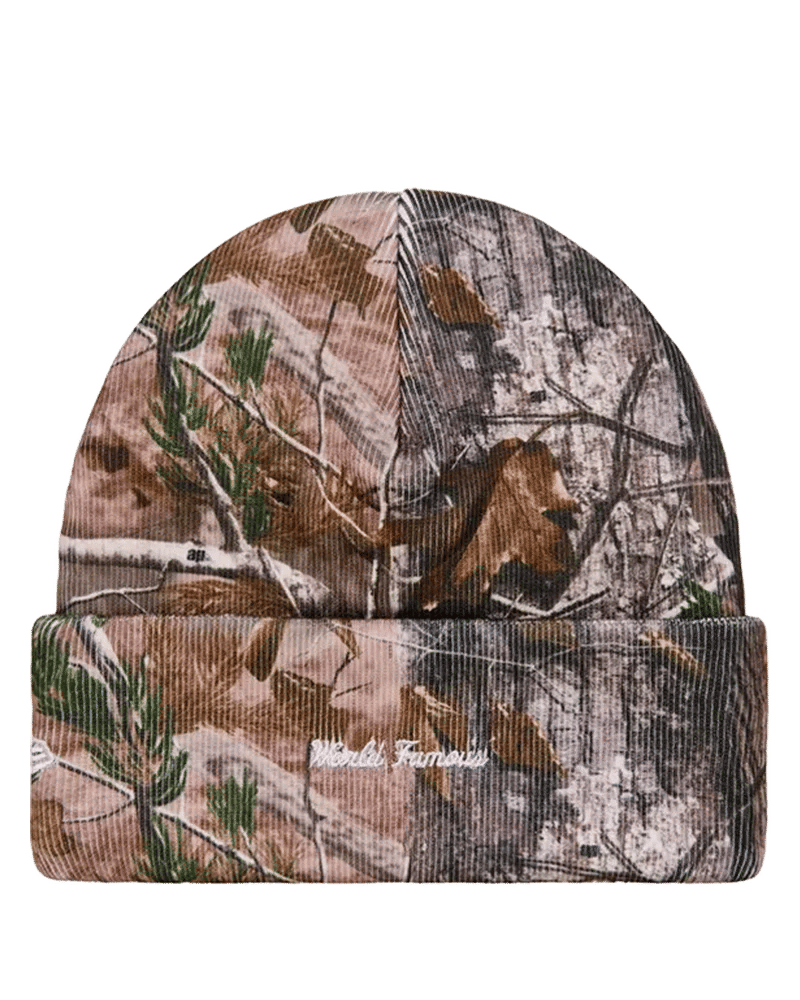 Supreme New Era Box Logo Beanie Forest Camo (FW25)
