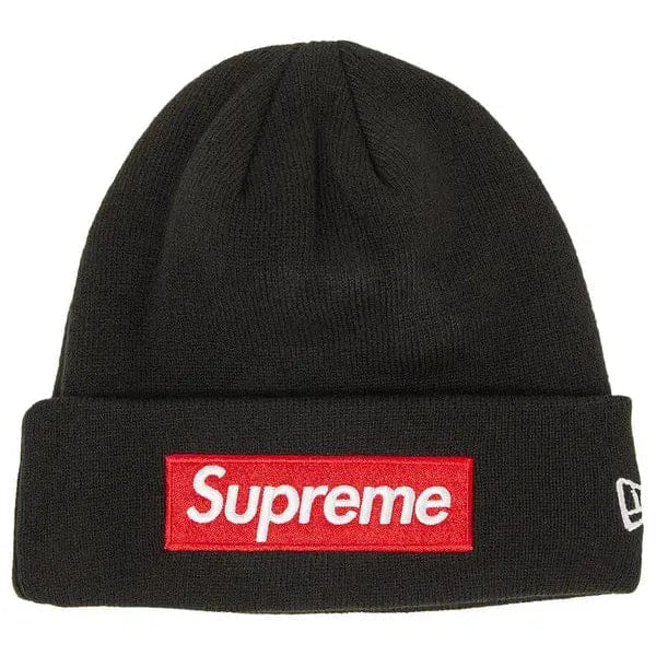 Supreme x New Era Box Logo Beanie Black