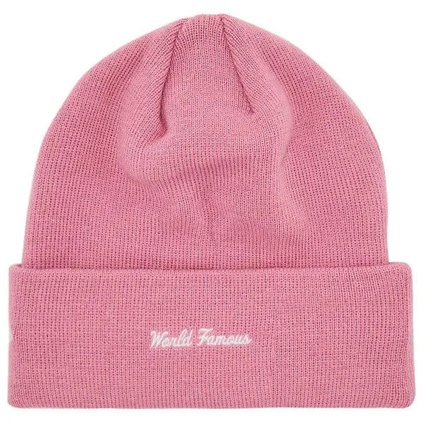 Supreme x New Era Box Logo Beanie Dusty Pink