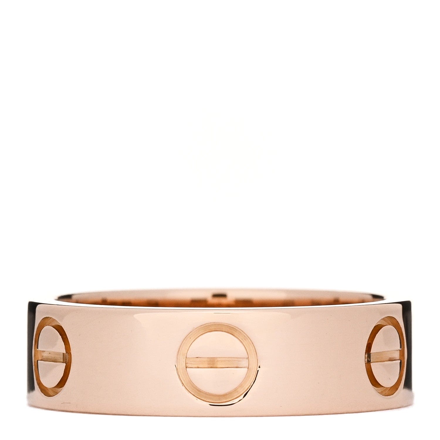 Cartier 18K Pink Gold 5.5 mm LOVE Ring 53 6.5