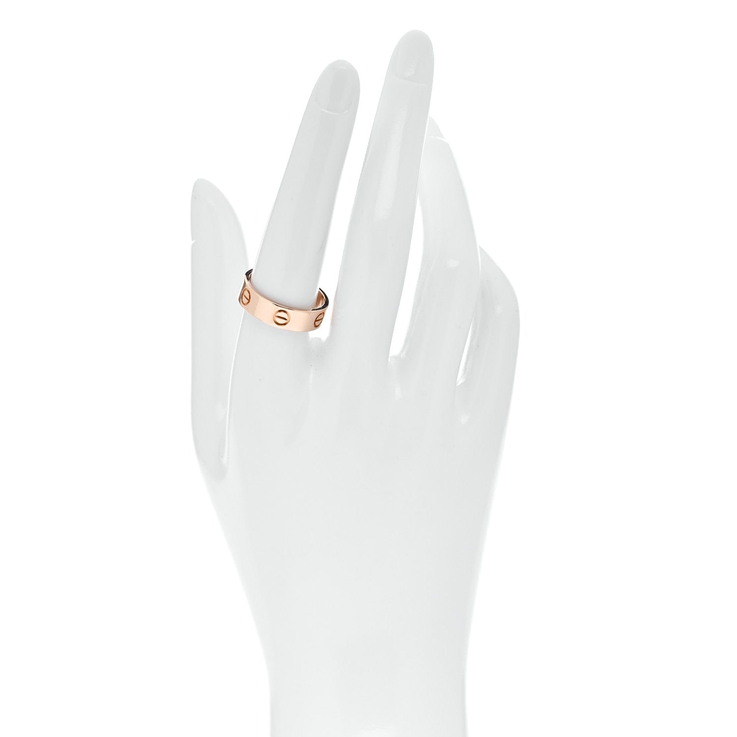 Cartier 18K Pink Gold 5.5 mm LOVE Ring 57 8
