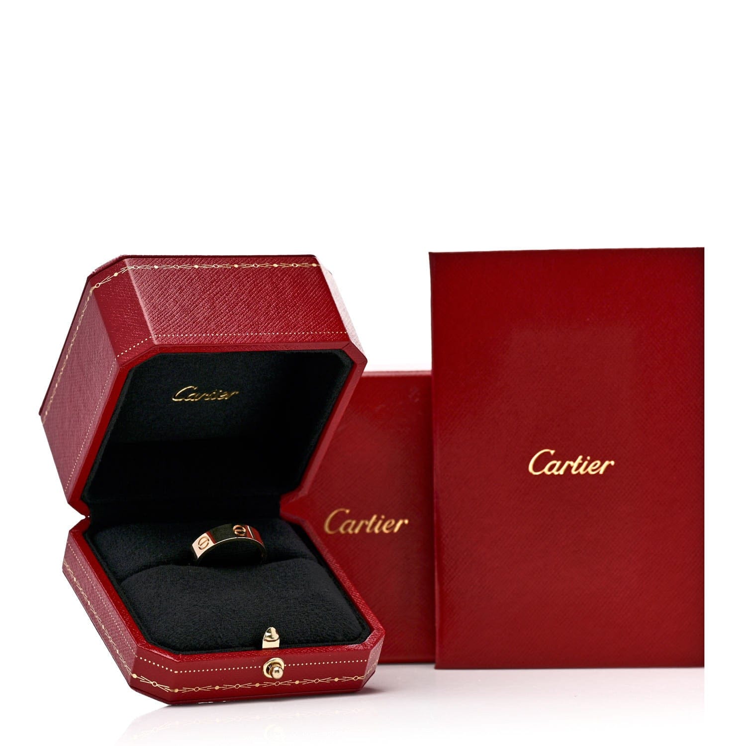 Cartier 18K Pink Gold 5.5 mm LOVE Ring 57 8