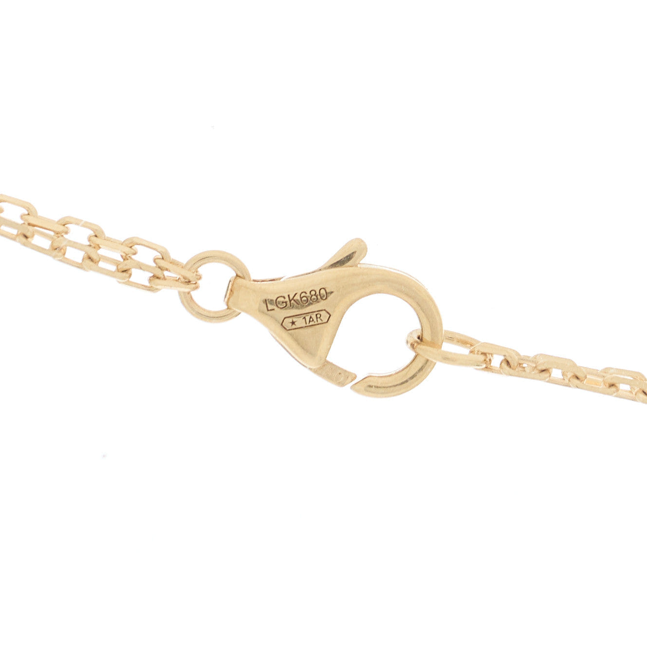 Cartier 18K Yellow Gold 2 Diamond LOVE Necklace