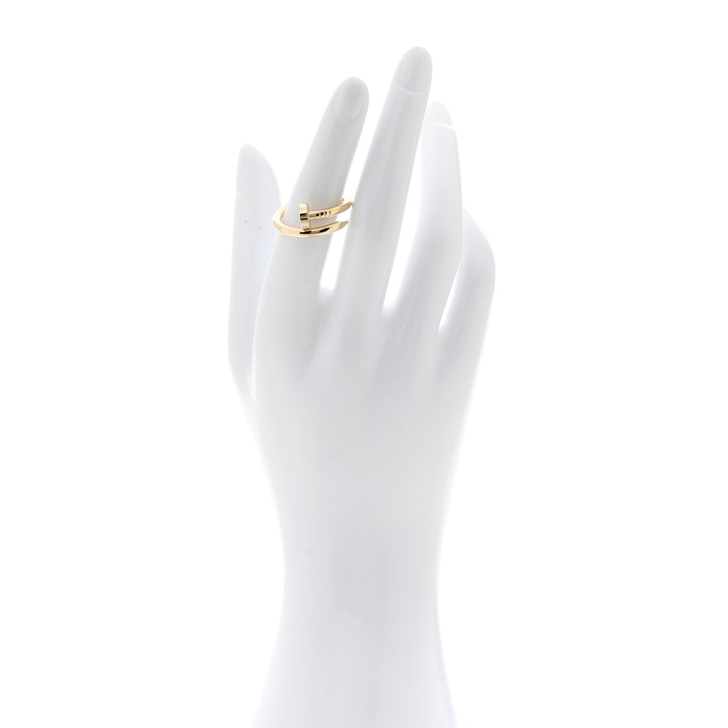 Cartier 18K Yellow Gold Juste Un Clou Ring 56 7.5