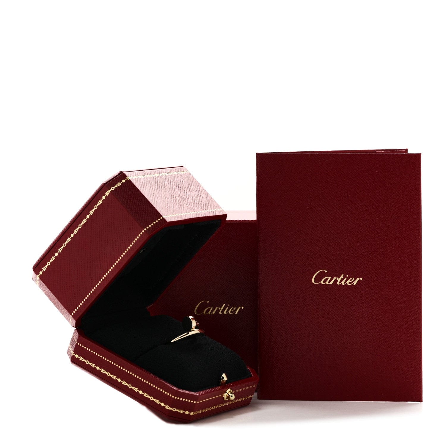 Cartier 18K Yellow Gold Juste Un Clou Ring 56 7.5