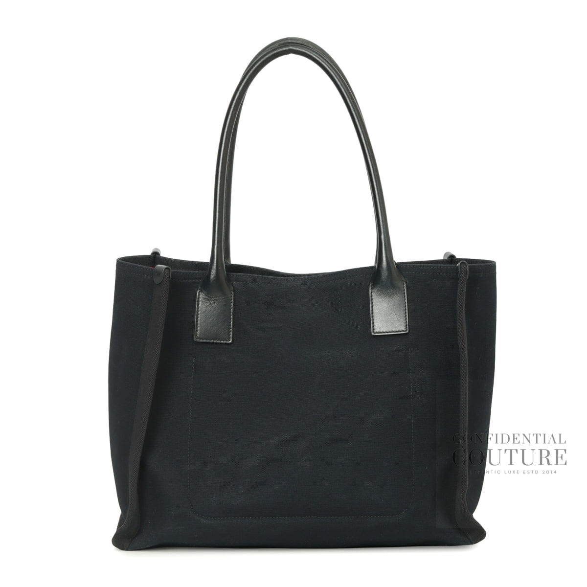Christian Louboutin Black Canvas Nastroloubi Large Tote Bag
