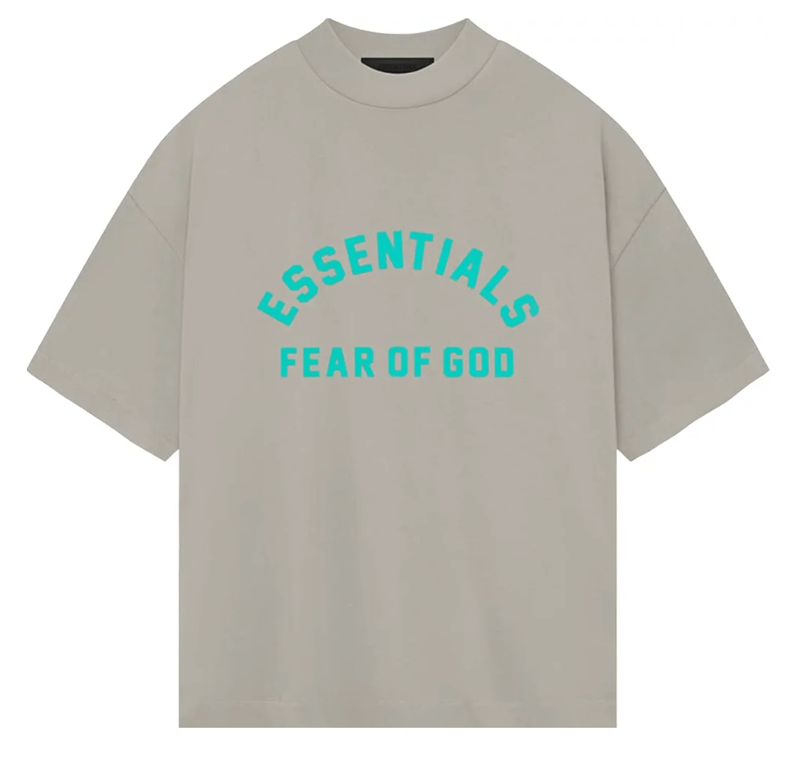 Fear of God Essentials Heavy Jersey Crewneck T - Shirt Seal (SS24)