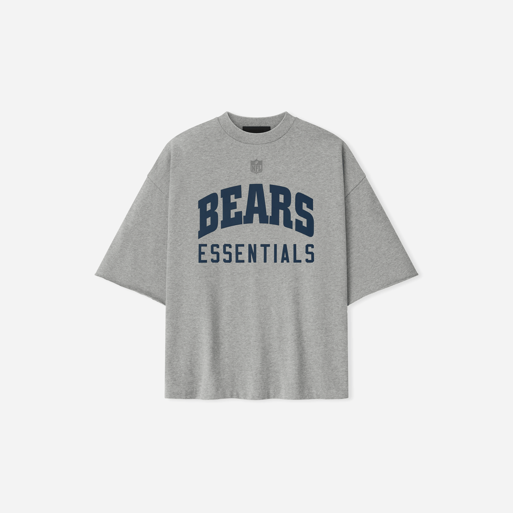 Fear of God Essentials Bears 90s 3/4 Sleeve Football T-Shirt Concrete Heather/Canyon