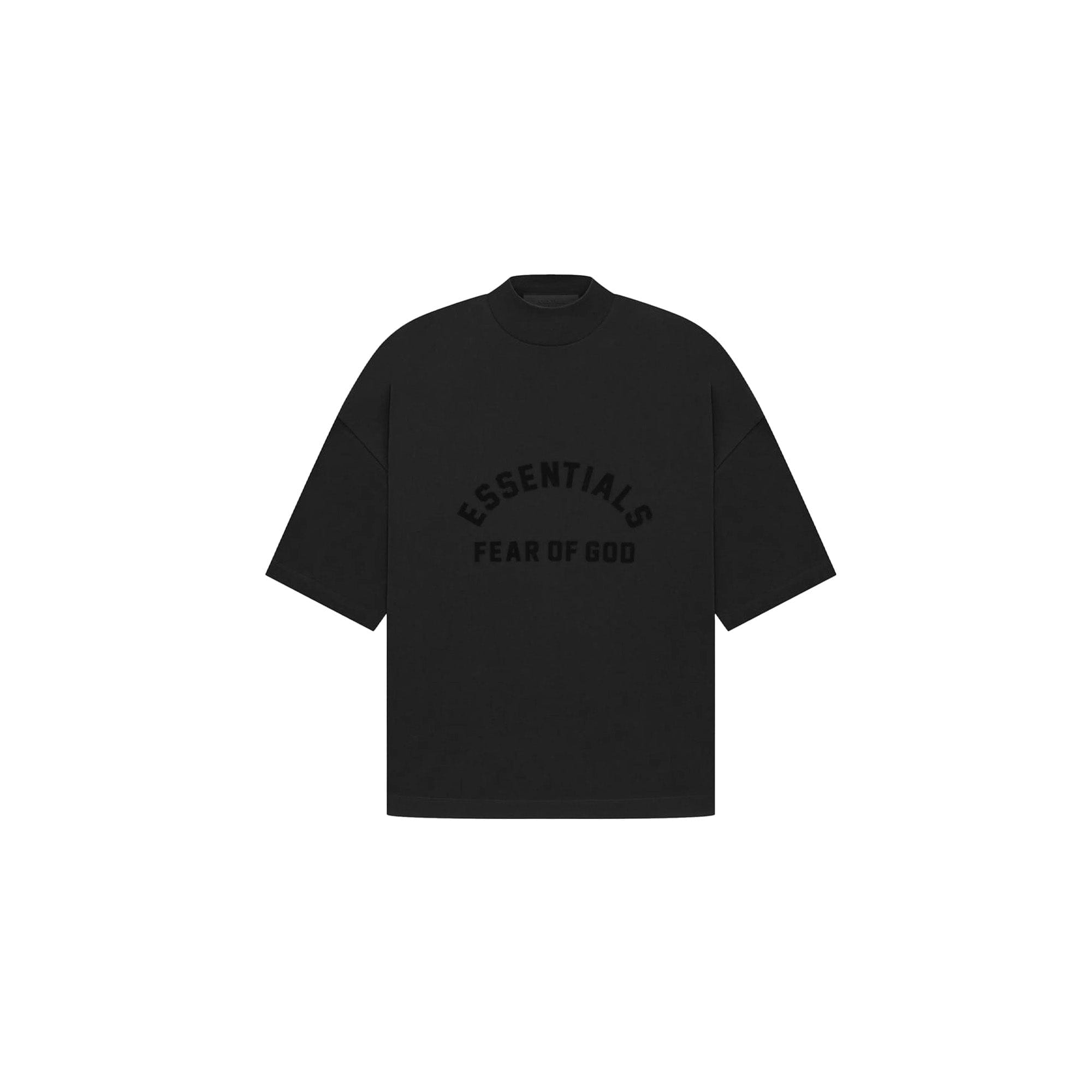 Fear of God ESSENTIALS Arch Logo T - Shirt Jet Black (2023)