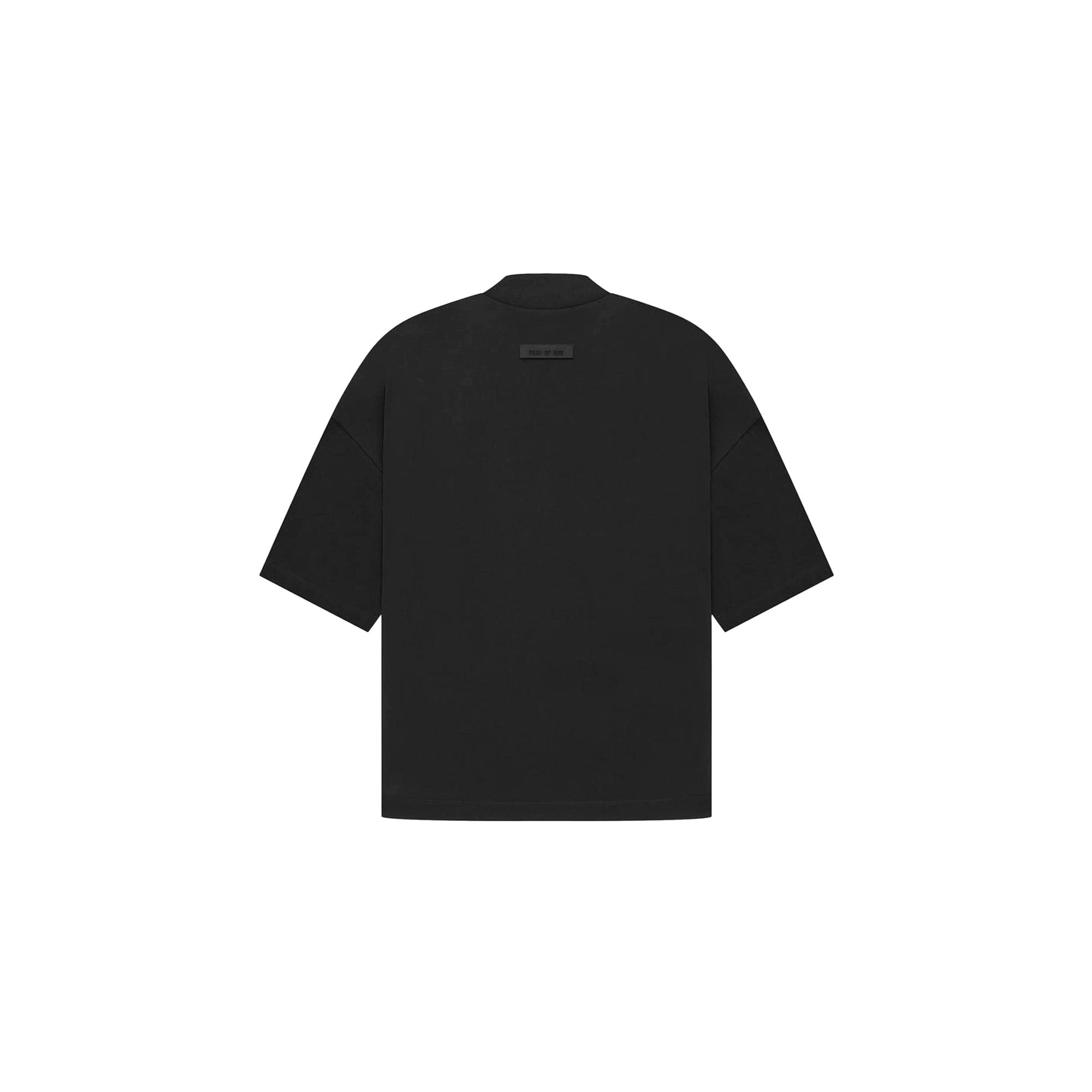 Fear of God ESSENTIALS Arch Logo T - Shirt Jet Black (2023)
