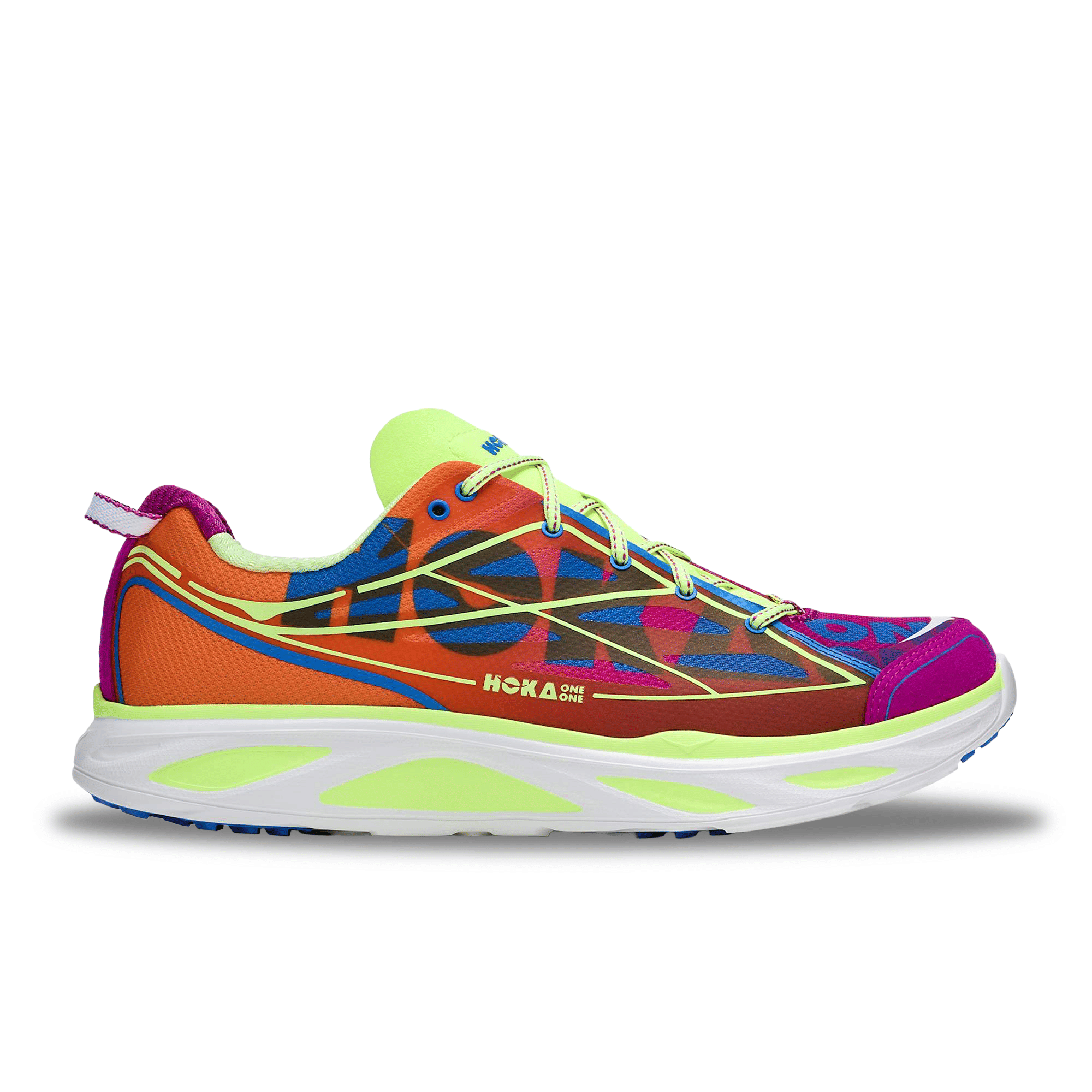 Hoka U Huaka Pro Color: FUCHSIA / NEON YUZU Style: 1176672 - FCHS