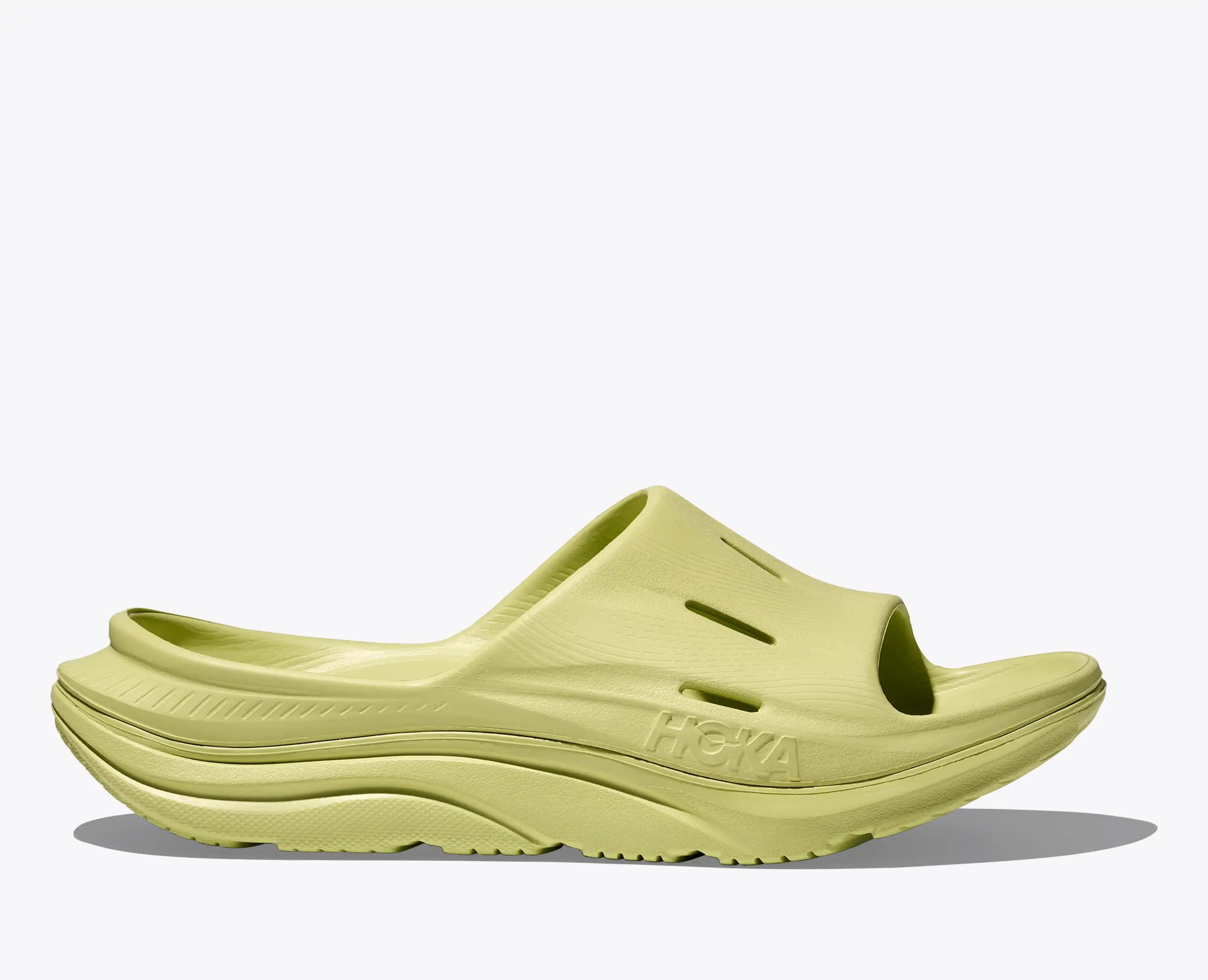 Hoka Ora Recovery Slide 3 Honeydew Honeydew