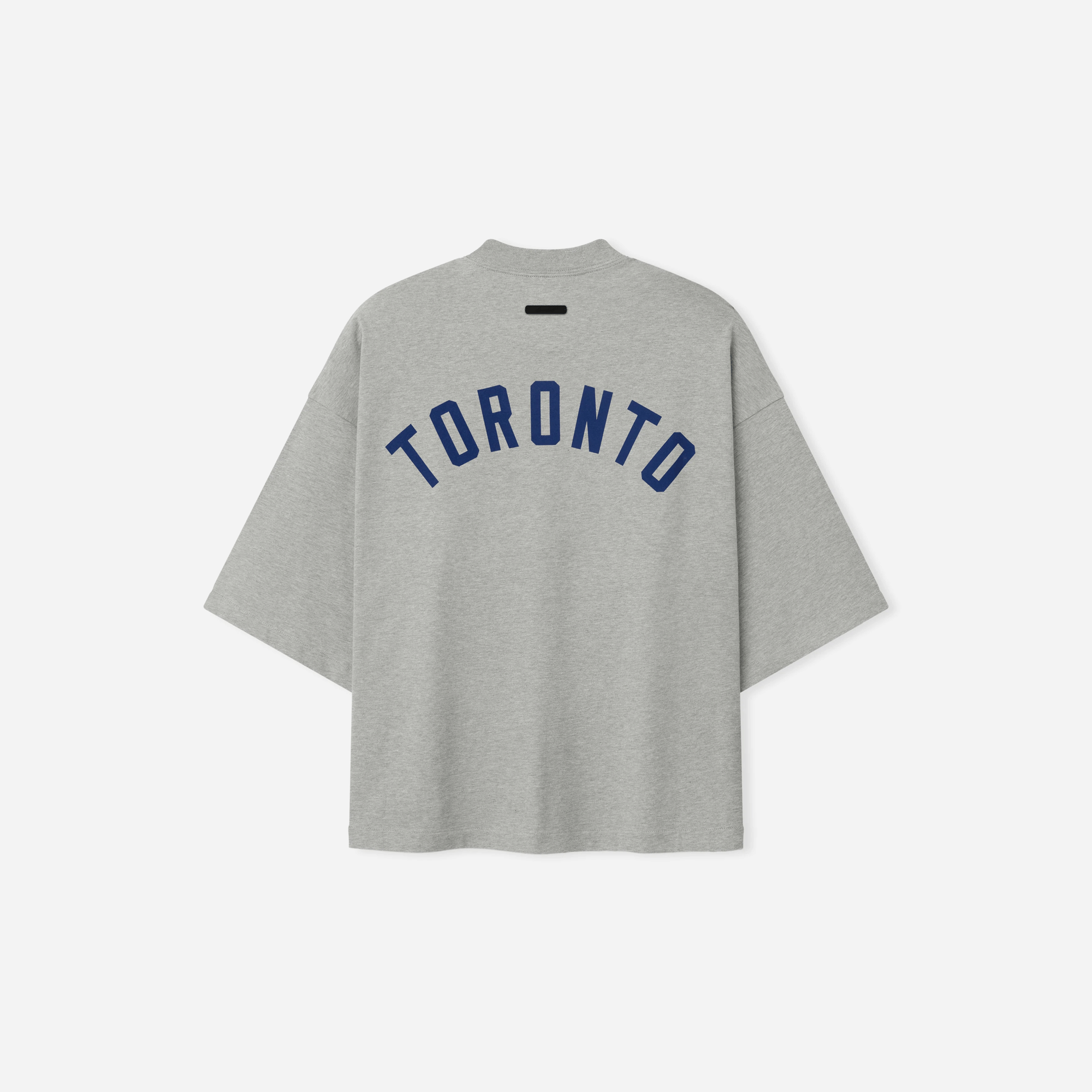 Fear of God Essentials Blue Jays Merch T-Shirt Concrete Heather