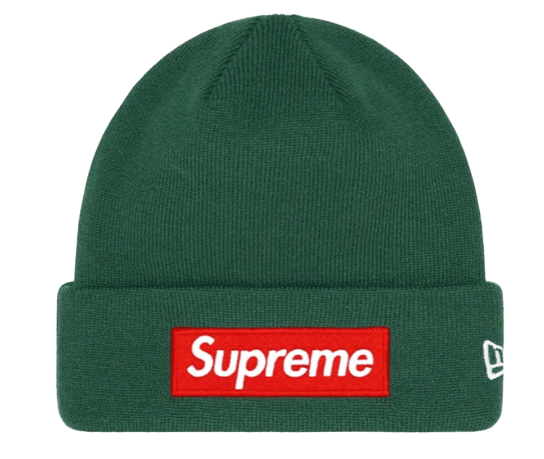 Supreme New Era Box Logo Beanie (FW22) Dark Pine
