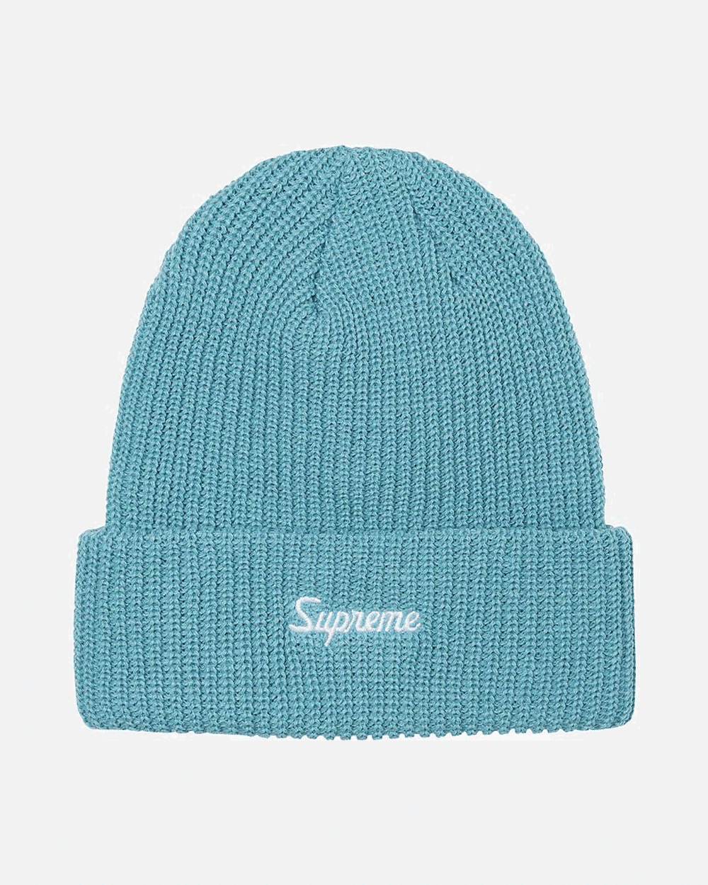 SUPREME FW21 LOOSE GAUGE BEANIE SLATE