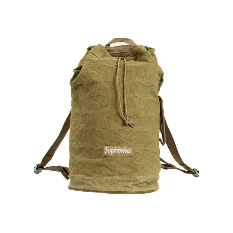 Supreme Fat Tip Jacquard Denim Backpack