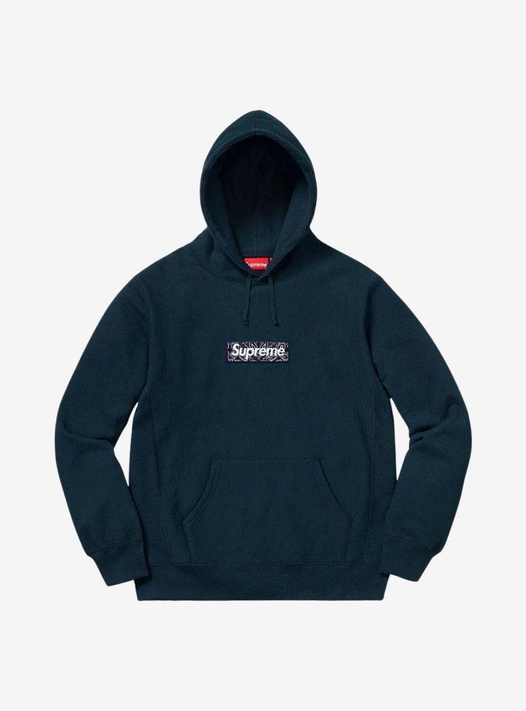 Supreme Bandana Box Logo Hooded Sweatshirt Navy