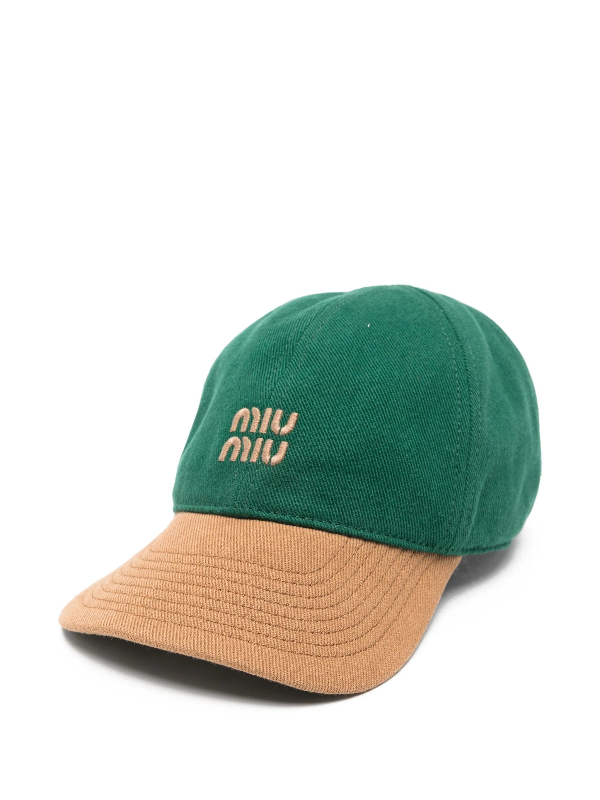 Miu Miu logo two - tone baseball cap