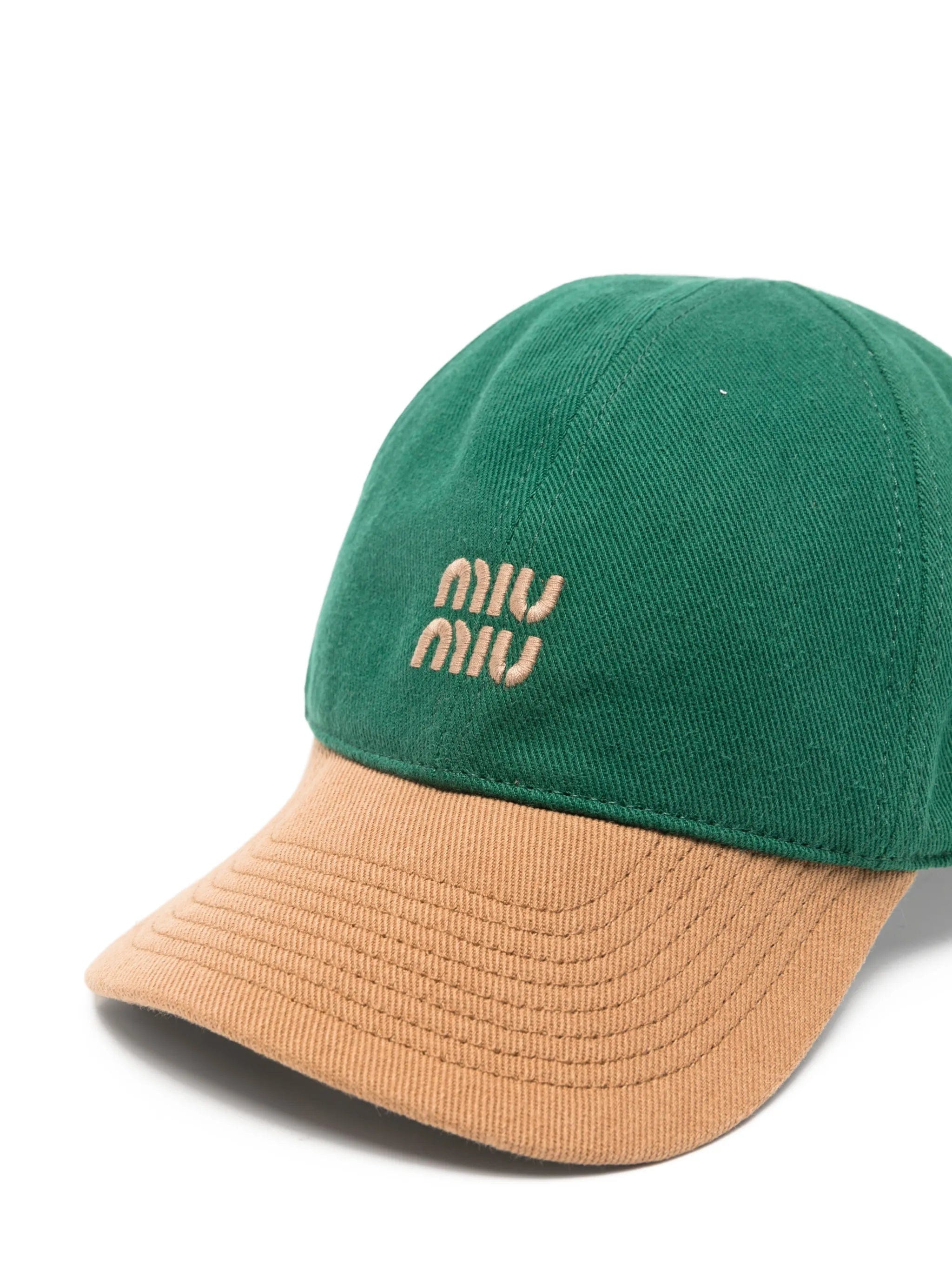 Miu Miu logo two - tone baseball cap