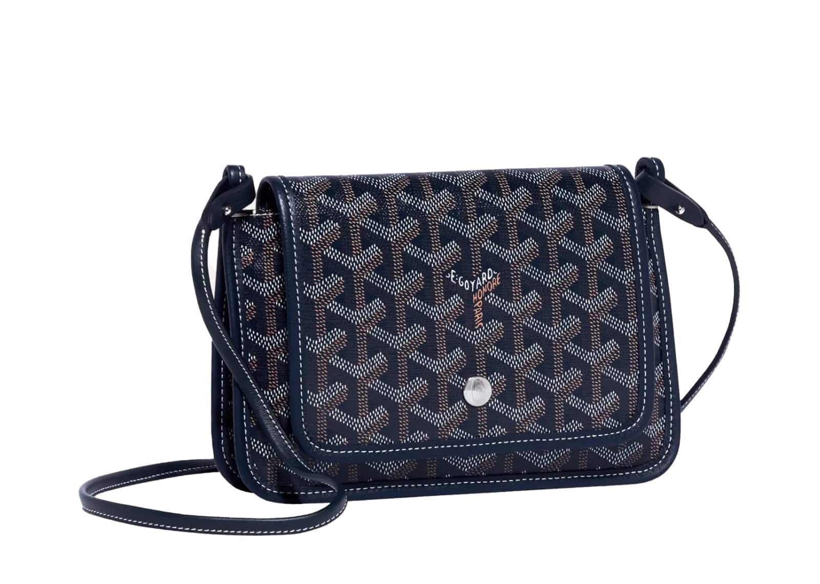 Goyard Plumet Pocket Wallet Navy Blue