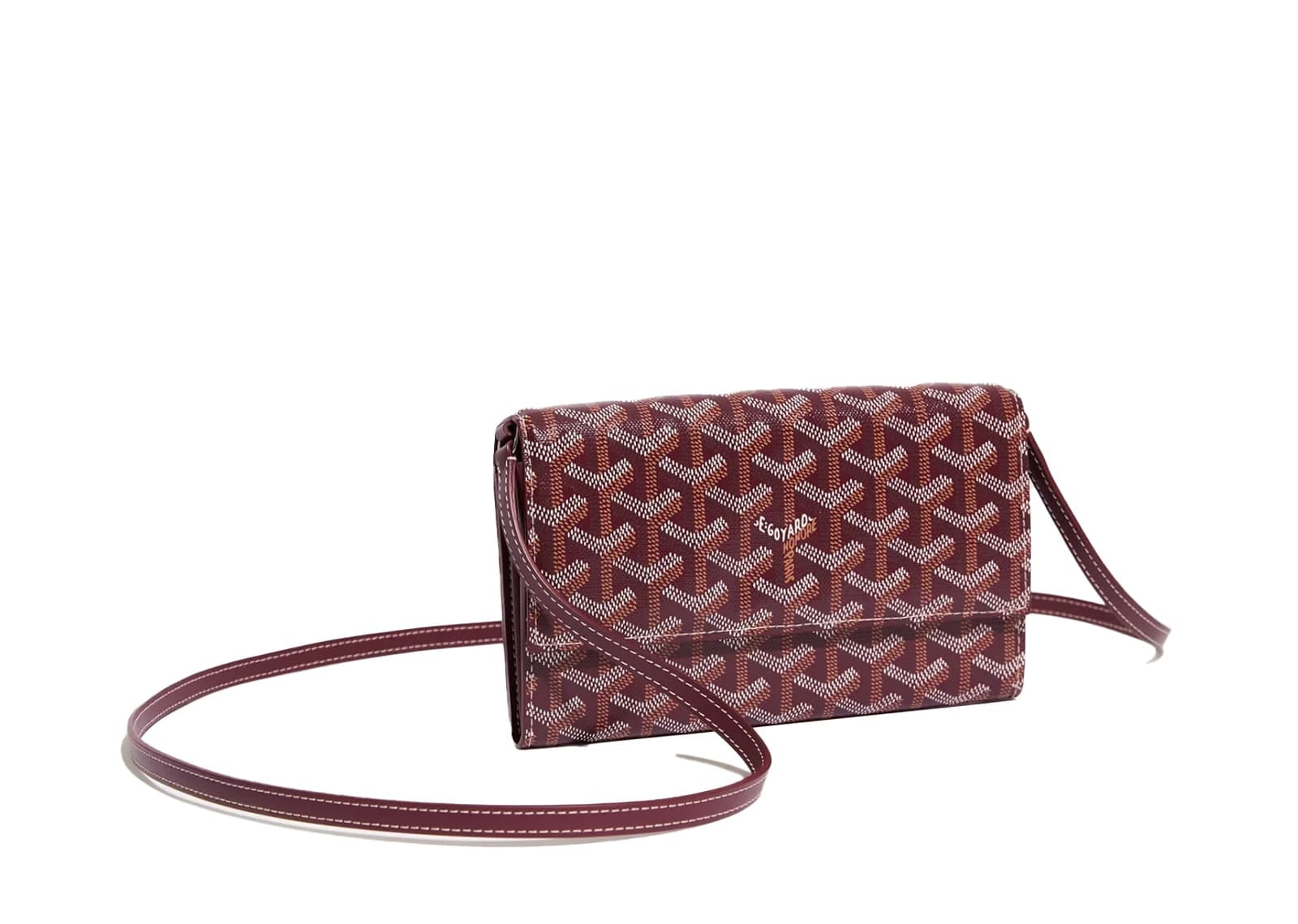 Goyard Varenne Continental Wallet Burgundy