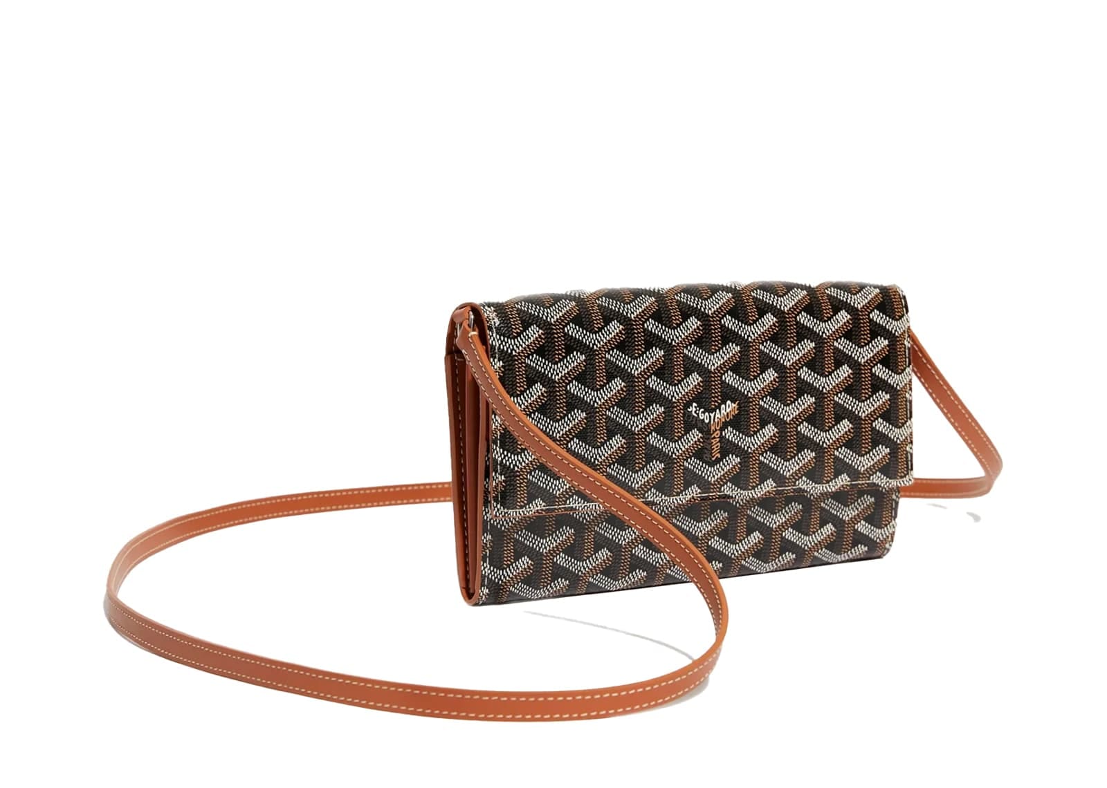 Goyard Varenne Continental Wallet Black Tan
