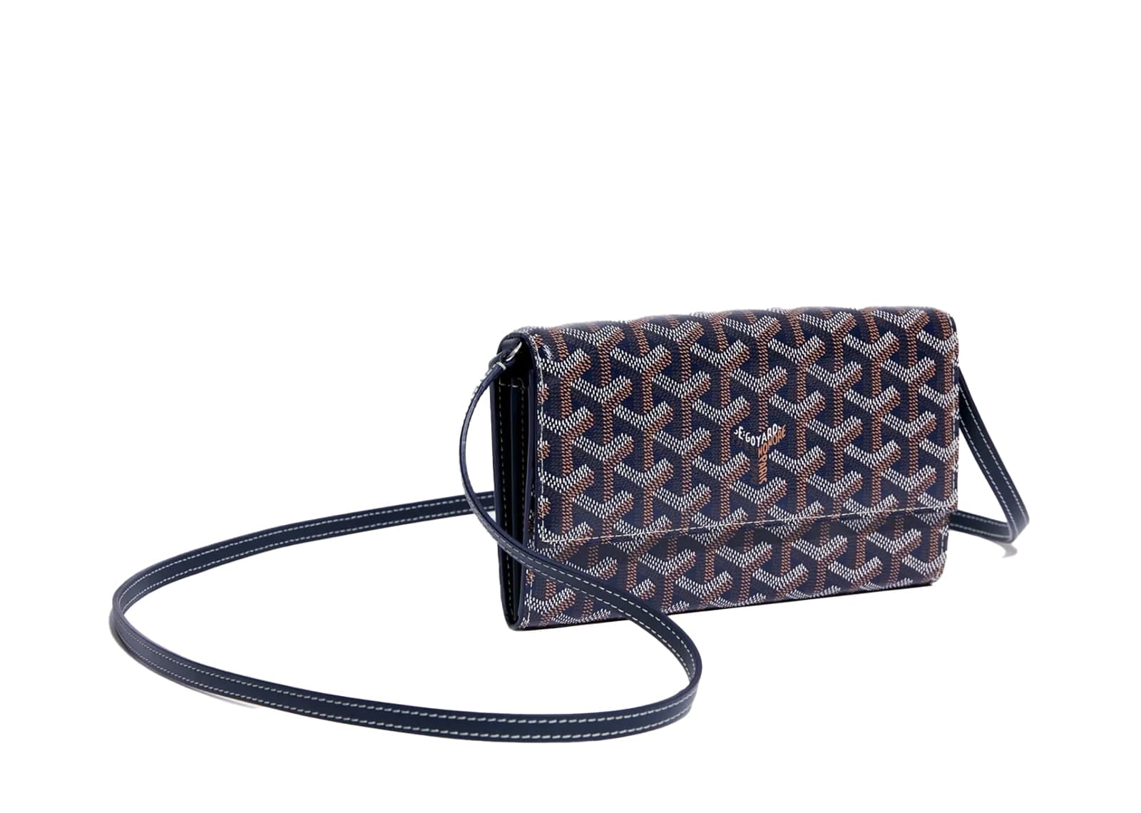 Goyard Varenne Continental Wallet Navy Blue