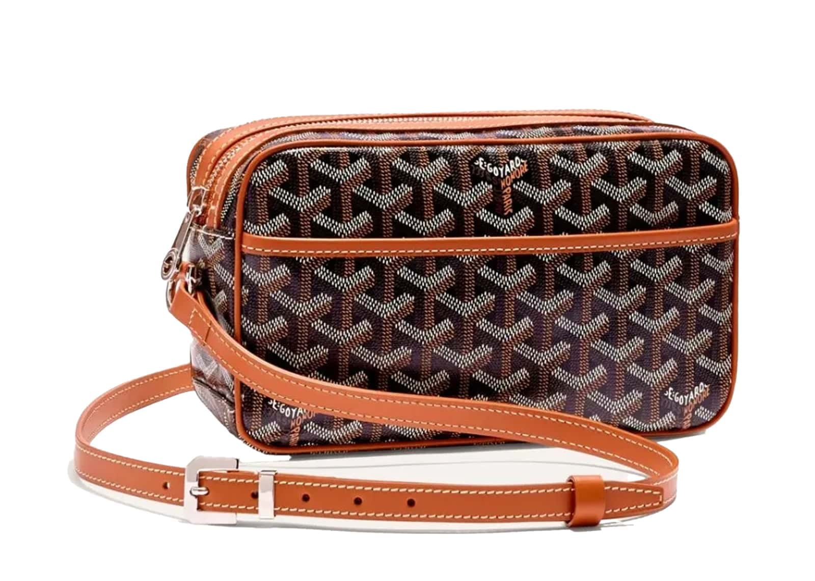 Goyard Cap - Vert PM Bag Black Tan