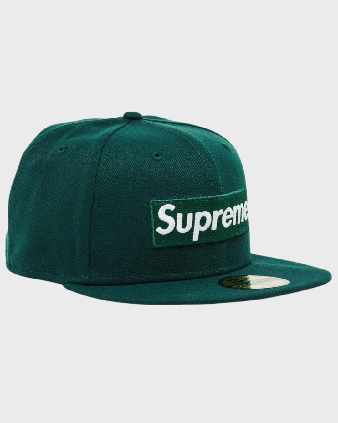 Supreme Sharpie Box Logo New Era Dark Green