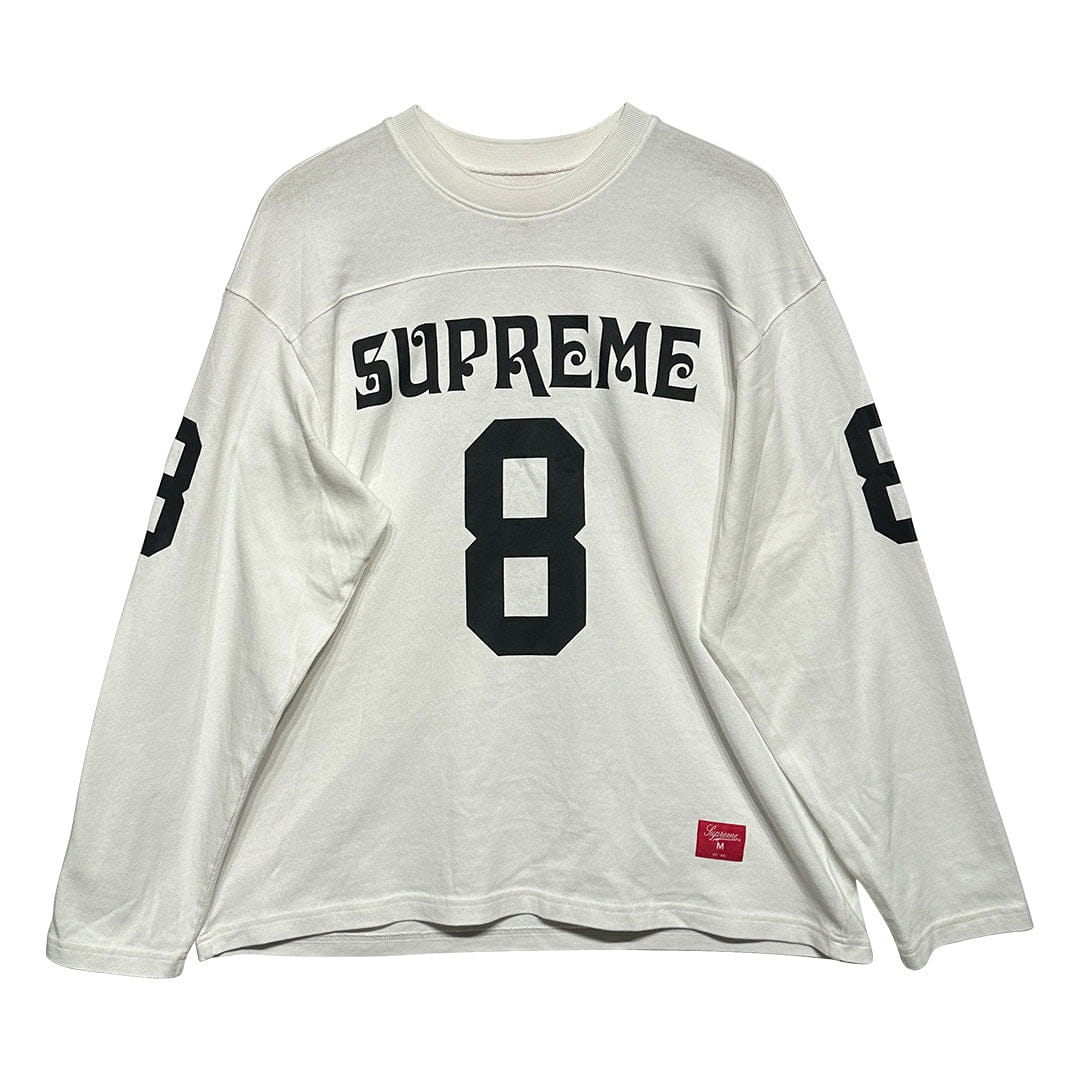 Supreme Affillated L/S Football Long - Sleeve Top White Black