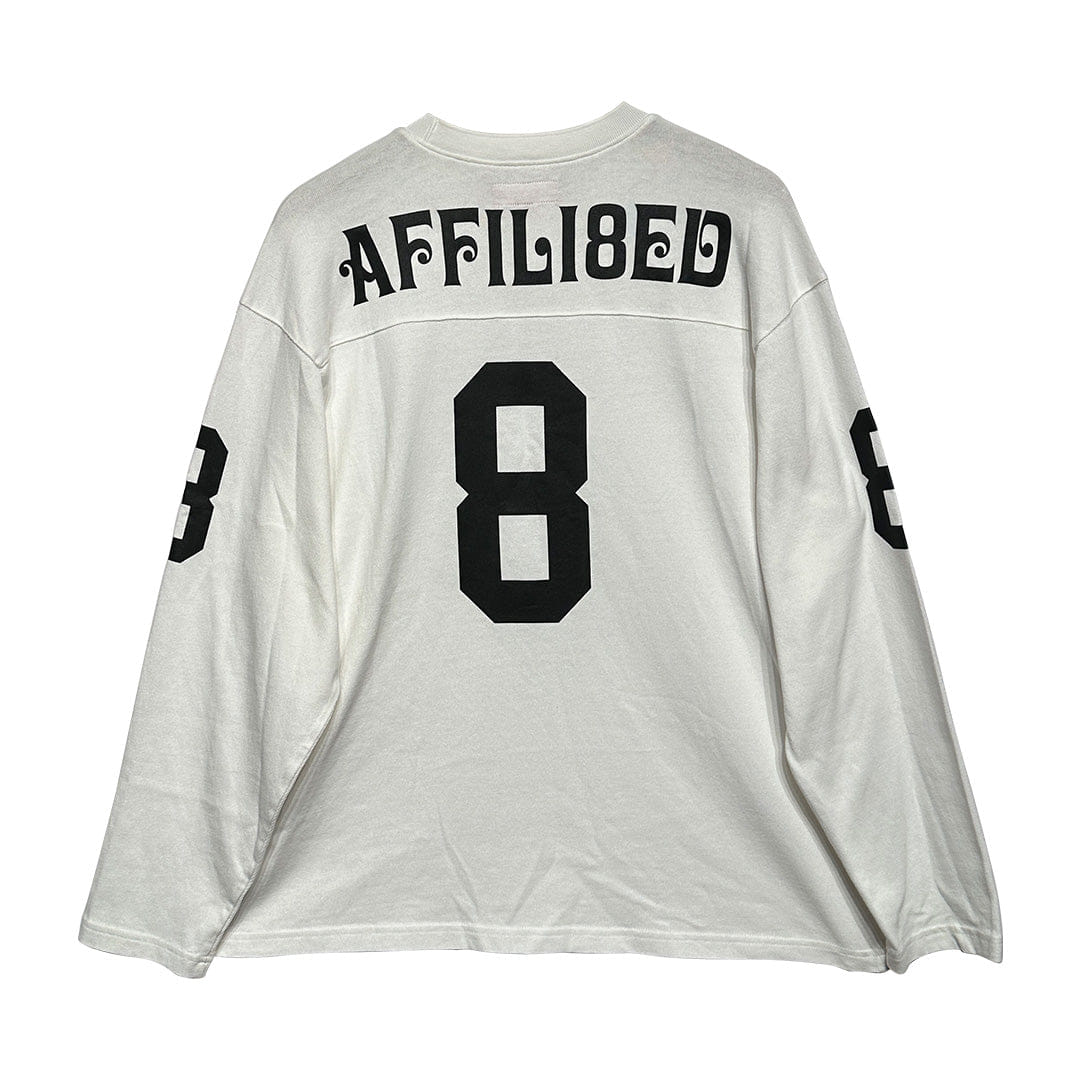 Supreme Affillated L/S Football Long - Sleeve Top White Black