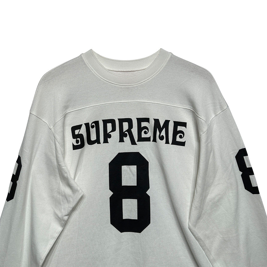Supreme Affillated L/S Football Long - Sleeve Top White Black