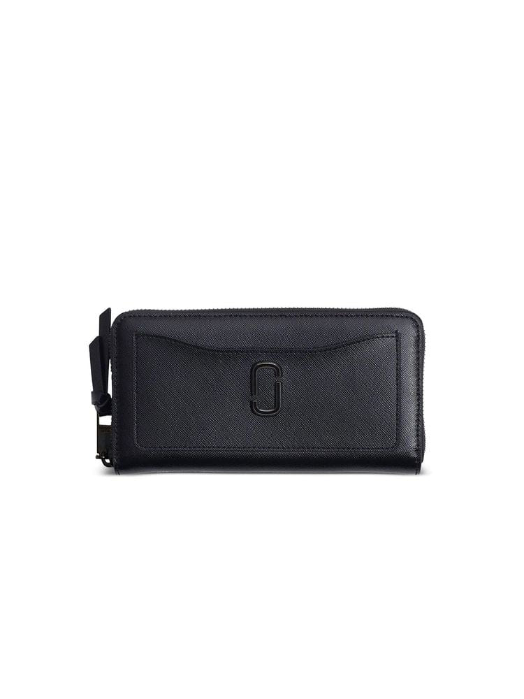 Marc Jacobs Calfskin Continental Wallet — Black