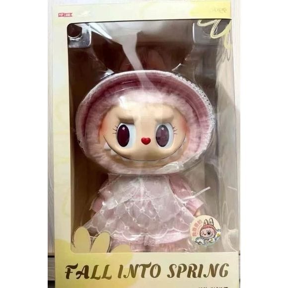 POP MART Pop Land Labubu MOKOKO Fall Into Spring Vinyl Plush Doll 38 cm AUTHENTIC
