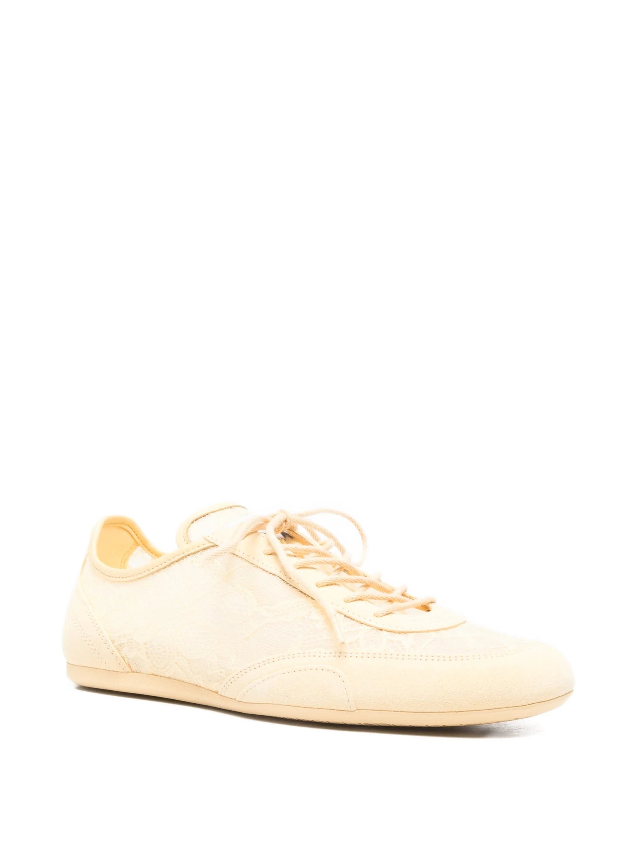 Jimmy Choo Sunny F lace - overlay low sneakers