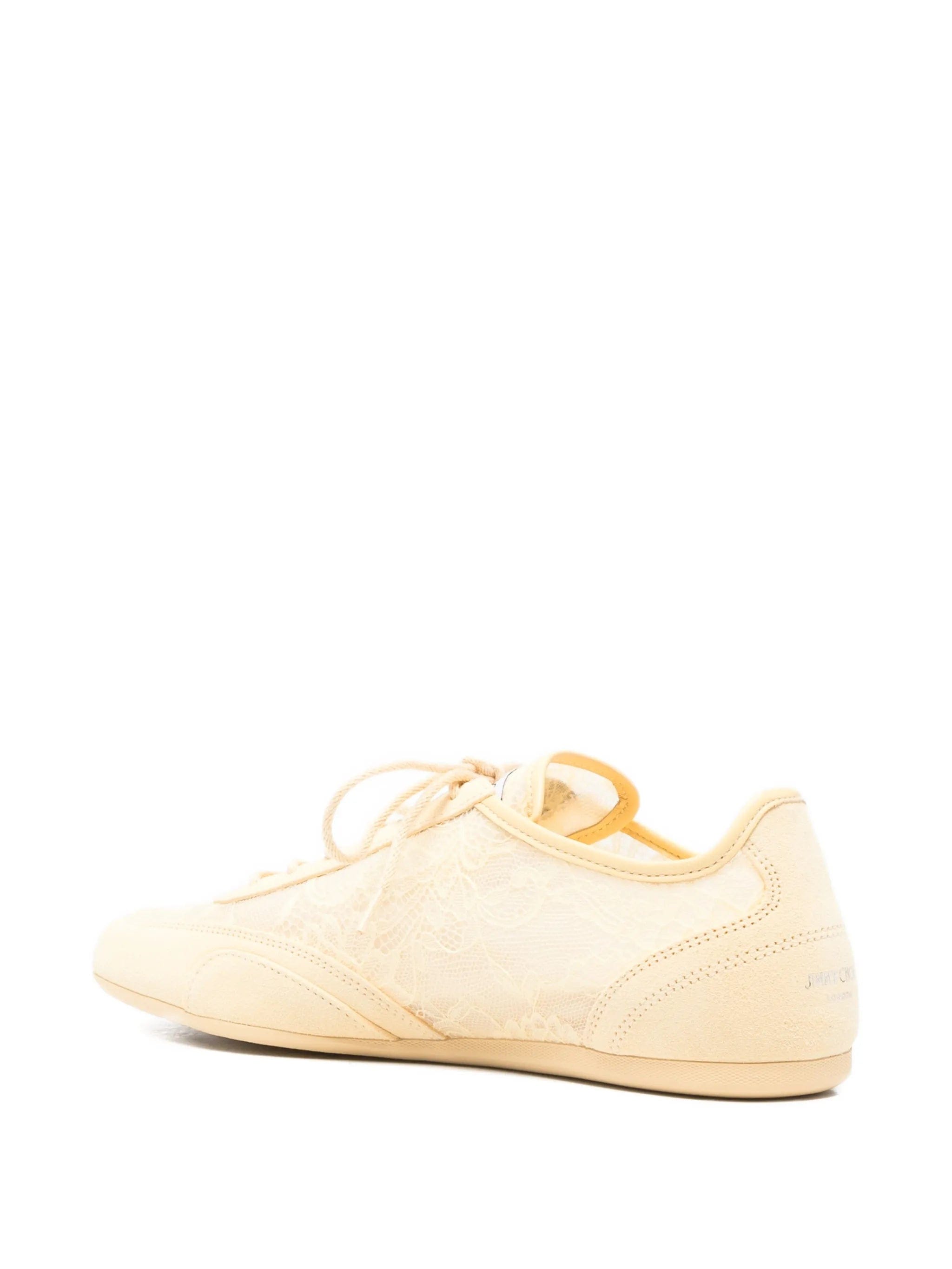Jimmy Choo Sunny F lace - overlay low sneakers