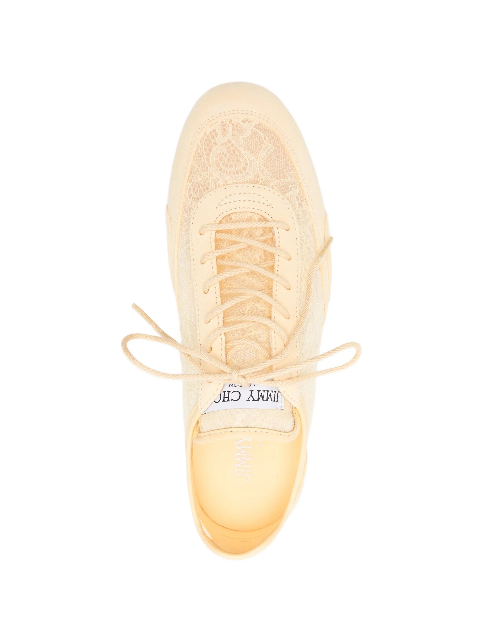 Jimmy Choo Sunny F lace - overlay low sneakers