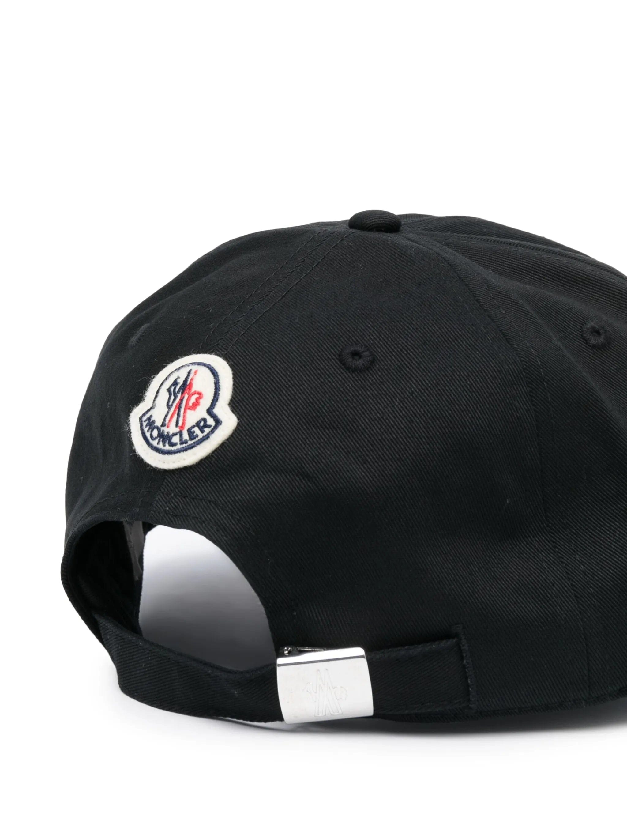 Moncler logo - print cotton baseball cap